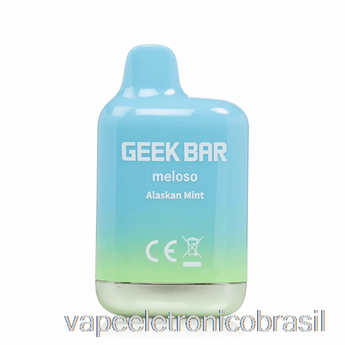 Vape Eletrônico Geek Bar Meloso Mini 1500 Descartável Alaskan Mint